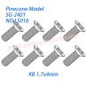 LS016 Phillips Countersunk Head Tapping Screws (KB 1.7x4mm) Parts For SG Pinecone Forest 2401