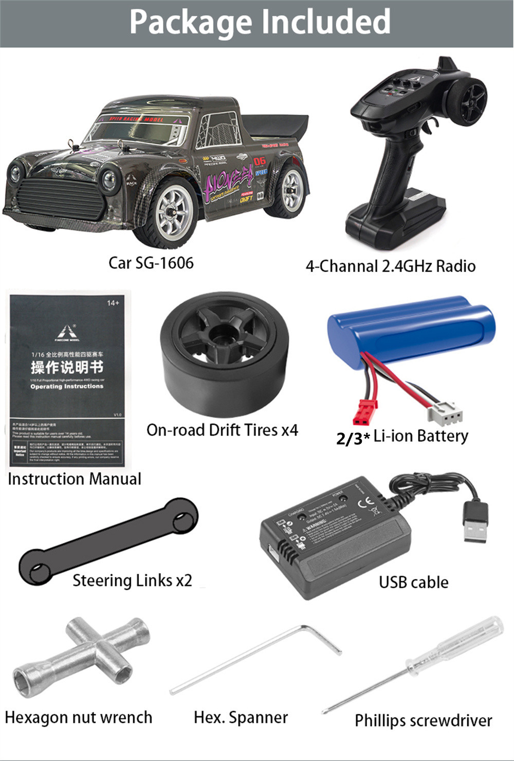 2_pinecone_model_sg1606_sg1606_pro_rc_car_Package